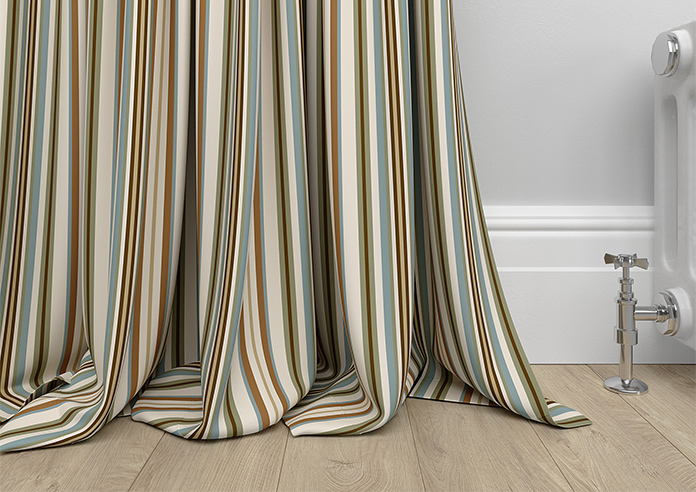 The British Stripe Co. Elizabeth, Derwent No.1 - Made to Measure Curtains - Image 6